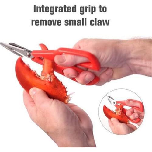 Stainless Steel Seafood Scissors Lobster Fish prawn peeler Shrimp Crab Seafood Scissors Shears Snip Shells Kitchen seafood Tools
