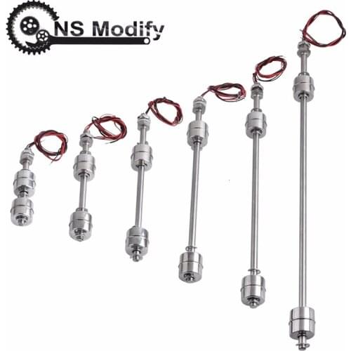 NS Modify Water Level Sensor Liquid Float Switch Stainless Steel Float Switch Tank Pool Flow Sensor 10W/50W 6 Sizes
