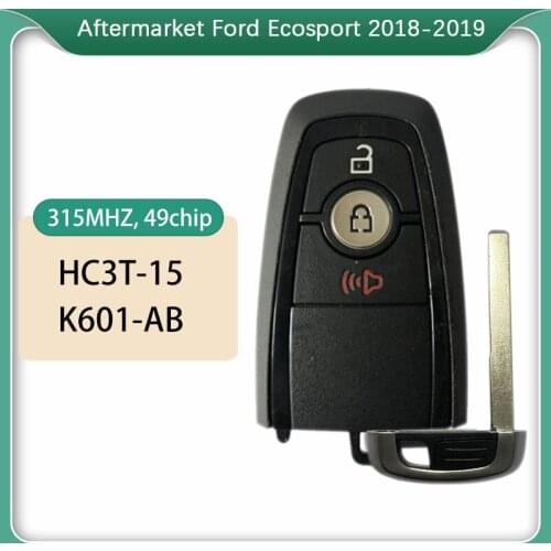 CN018080 Original 3 Button Smart Ford Ecosport Edge Explorer F150 F250 F350 F450 F550 Key With 315Mhz 49 Chip FCC HC3T-15K601-AB