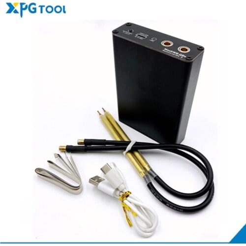 Mini Portable DIY automatic trigger spot welder 18650 rechargeable battery spot welder household kit short circuit protection