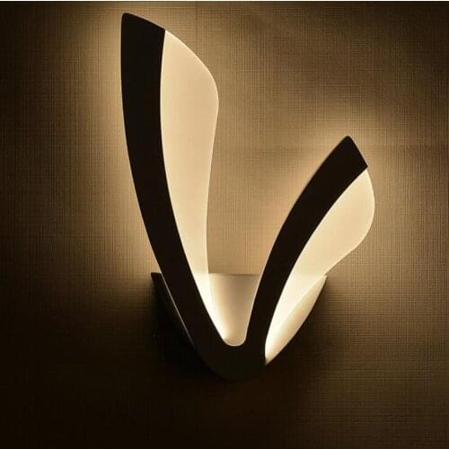 LED wall lamp bedside lamp living room bedroom balcony aisle staircase creative simple modern wall lamp led lighting fixture