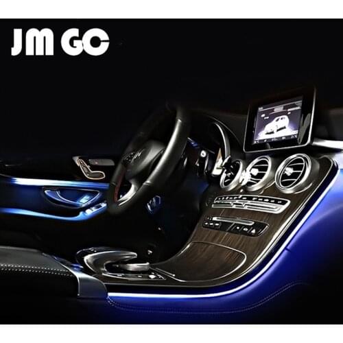 LED ambient light enhancement for Mercedes benz W205 X253 W177 3-color/64-color interior ambient light Original car control