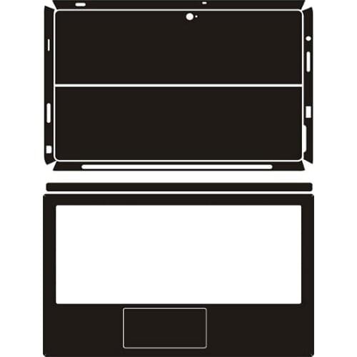 Carbon fiber Vinyl Laptop Sticker Skin Decals Cover Protector for Microsoft surface Pro1 Pro2 10.6"