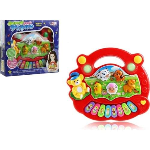 [Funny] Baby Animal Farm Electrical keyboard Piano Music Toy Electronic organ Gift Popular musician music enlightenment toys