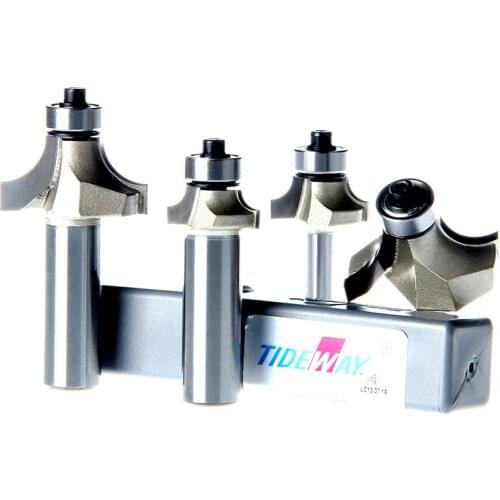 1/2 SHK Cutting Radius Woodworking Tool Round-Over Router Bit Corner Round Over Bit Router 1/2'inch x1/4 inch