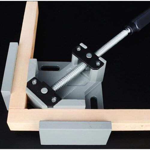 1/4Pcs 90 Degree Clamp Right Angle Photo Frame Clip Aluminum Alloy Welding Vise Glass Joiner Clips DIY Woodworking Clamps