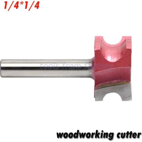 1pc HSS Woodworking cutter 1/4*1/4 CNC engraving tools convex semicircle knife circular arc knife 1/4 Shank