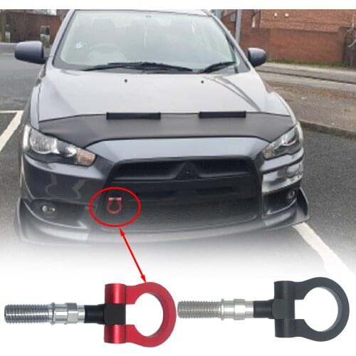 1 Pc High Quality Towing Bar For Car Track Racing CNC Aluminum Tow Ring Hook Kit Trailer Towing Bar Car Accessories