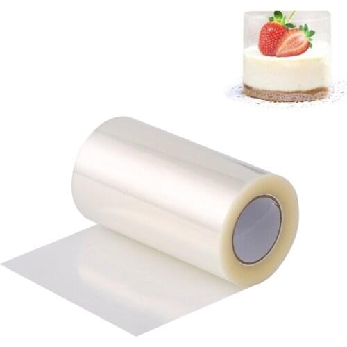 10M Transparent Mousse Cake Edges Wrap Dessert Surrounding DIY Mousse Cake Dessert Baking Film Band Packaging Decorating Tools