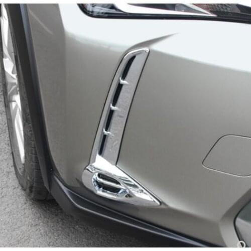 ABS Chrome Car Front Fog Light Lamp Cover Trim Styling Auto Accessories For Lexus UX UX200 250H 260H 2019 2020 2021 YJ