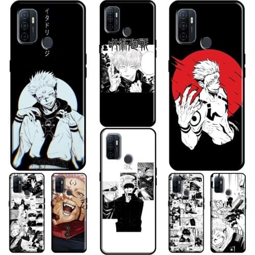 Satoru Gojo Ryomen Sukuna Jujutsu Kaisen For OPPO Reno 2 Z 4 Pro A5 A9 A31 A53 2020 A1K A5S A15 A52 A72 A83 F5 F7 Phone Cover