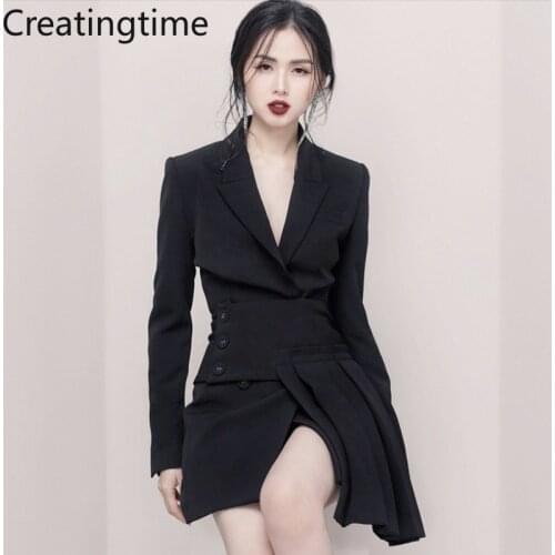 CREATINGTIME Women's Suits With A Skirt