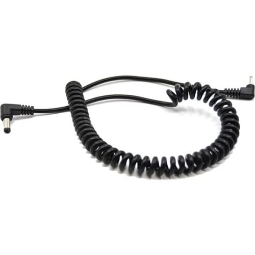 5.5x2.1 mm to 3.0x1.1 mm Spring Cable Power Supply Extension Cord Cable for Canon LP-E8 LP-E17 LP-E12 LP-E10 LP-E5 Dummy Battery