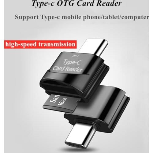 1pc Portable USB 3.1 Type C Card Reader USB-C Micro SD TF OTG Adapter Type-C Memory Card Reader For Samsung Macbook Huawei LeTV