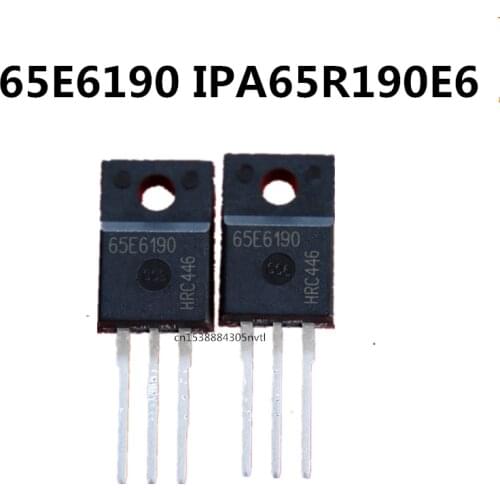 Original 10pcs/ 65E6190 IPA65R190E6 TO-220F 650V 20.2A