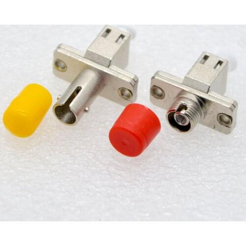 GONGFENG 2PCS New Fiber Optic Connector LC-SC Flange, Coupler LC-FC/LC-ST Adapter Attenuation value 0.1dB Special Wholesale