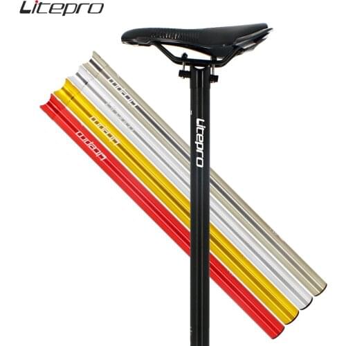 Litepro A61 Ultralight Folding Bike Seatpost Tube 33.9x600mm CNC Bicycle Seat Accessories