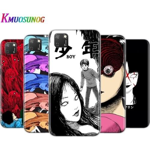 Transparent Cover Japanese comic Tomie For Honor 9 9S 9A 9C 9X 9N 9i V9 10 10i 10X X10 Lite Pro Shockproof Phone Case