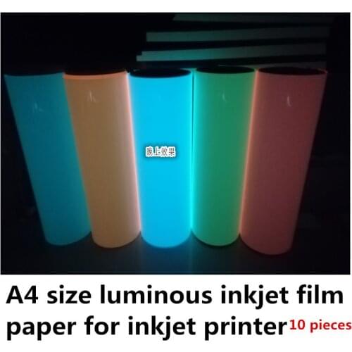 A4 size 10 pieces sample for inkjet luminous film