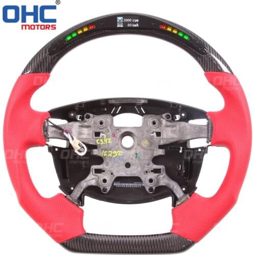 Carbon Fiber LED Steering Wheel Compatible for Range Rover Discovery Sport SVR Sport Evoque Defender