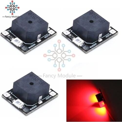 LED Super Loud Sound Multirotor RC Model Drone Accessories Alarm Module Buzzer Red For NAZE32 F3 Flight Controller RC Toys
