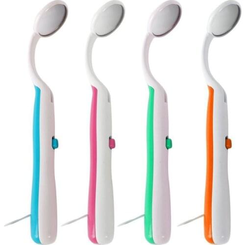 LED Light Teeth Oral Dental Mirror Super Bright Mouth Mirror Illuminated Tooth Care Tool Oral Hygiene Machine Oral Care
