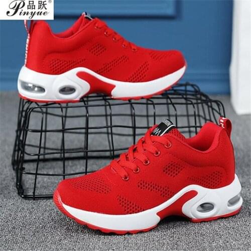Ladies Trainers Casual Mesh Sneakers Pink Women Flat Shoes Lightweight Soft Sneakers Breathable Footwear Basket Shoes Plus Size