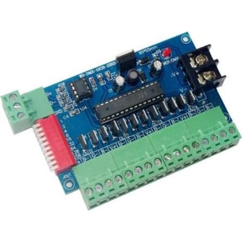 Easy 12channel DMX512 RGB controller 4groups RGB 12CH DMX512 decoder WS-DMX-12CH-XB22 DC5-24V input each channel max 3A