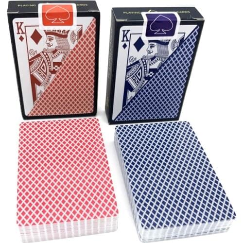 2Sets/Lot High Quality Little Letters Bridge Baccarat Texas Hold'em Plastic Waterproof Poker Playing Cards Board Games 58mm*88mm