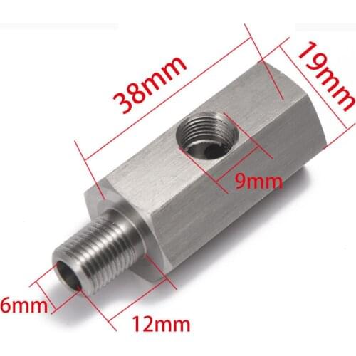 1/8inch BSPT Oil Pressure Sensor to NPT Adapter Supply Feed Line Gauge