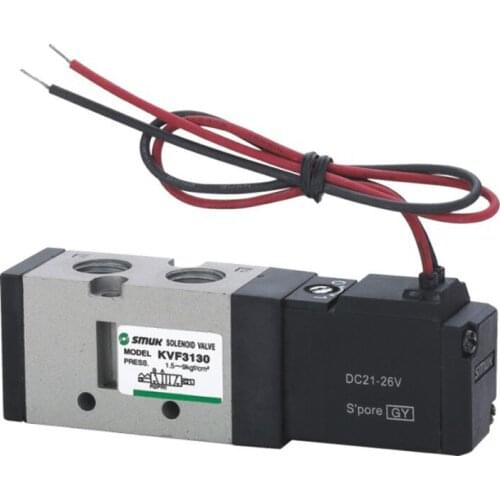 SMUK VF Series Solenoid Valve Vf3130 Can Replace SMC Model Split Teeth KVF