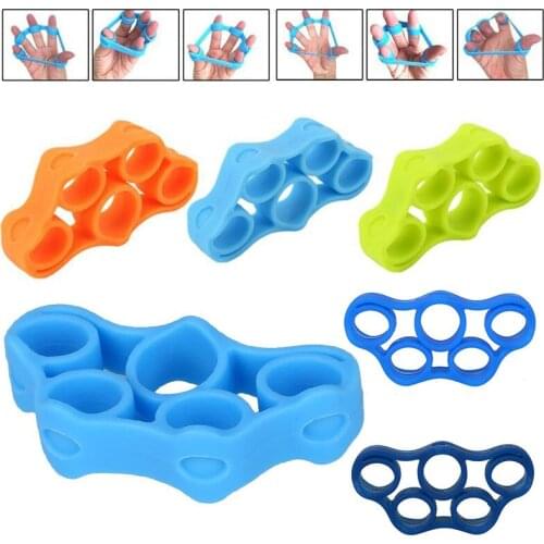 Fitness Hand Finger Puller Trainer Band Tension Tools Strength Exerciser Muscle Power Hand Silicone Expander Training Recovery