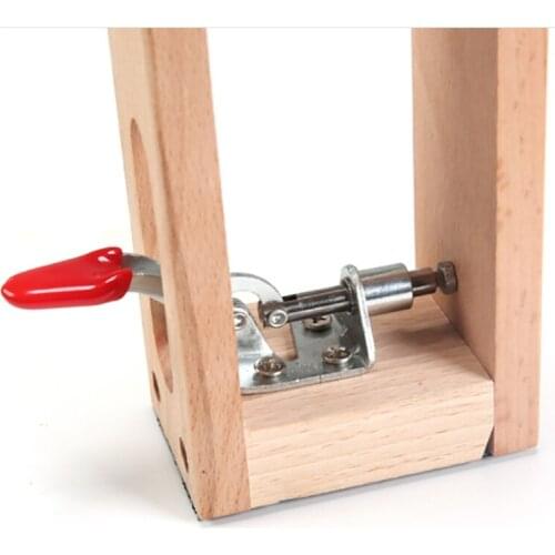 HLZS-Leather Craft Retaining Clip Wood Tools Hand Tool Set Table Desktop Stitching Sewing Lacing Pony Horse Clamp Tools