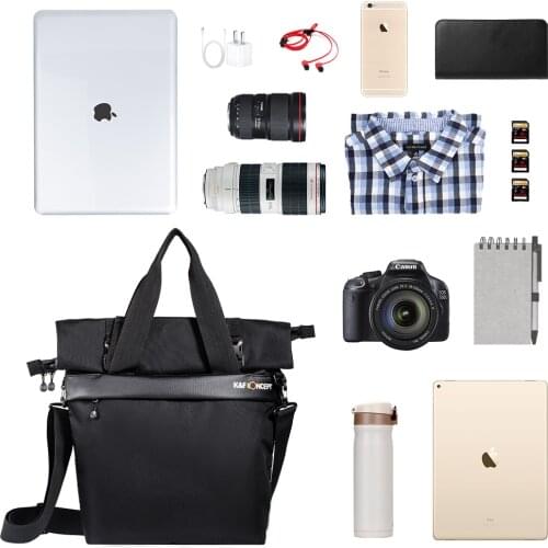 K&F Concept 3-way Camera Shoulder Backpack bag DSLR Bag waterproof camera lens bag for Canon Nikon Sony