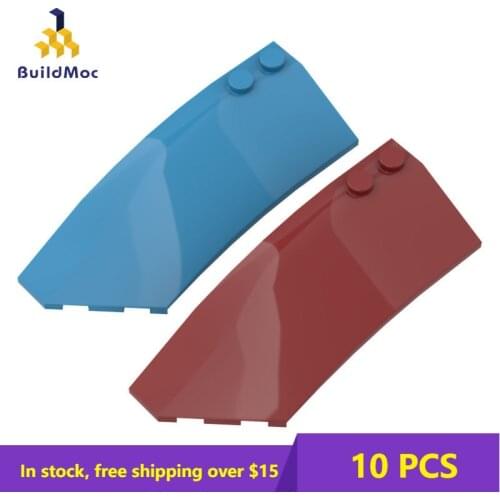 10PCS MOC Bricks 41750 8x3x2 wedge brick (left) ldd41750 For Building Blocks Parts Construction Educational Creataive Toy