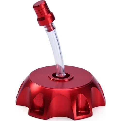 Upgraded Motorcycle CNC Aluminum Gas Fuel Petrol Tank Cap Replacement Lid Universal For 90 110 125CC Dirt Bike Pit Pro ATV