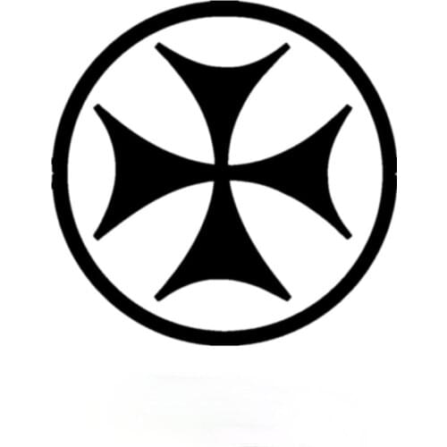 Customizable Colors Georgian Cross Modeling Sticker Reflective Car Decal PVC Sunscreen Waterproof Stickers on Rear Bumper Window