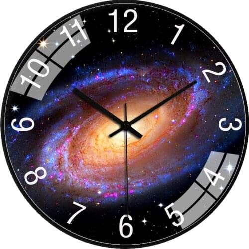 Modern Design Nordic Wall Clock Living Room Star Space Bedroom Wall Watch Art Simple Creative Horloge Murale Home Decor ZB5WC