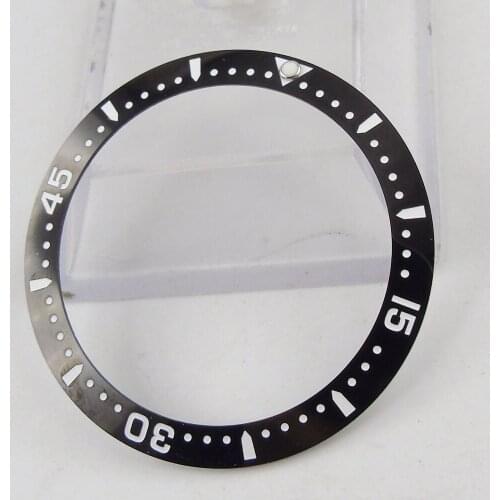 38mm new high quality Black ceramic Bezel insert watch fit automatic movement Mens watch bezel