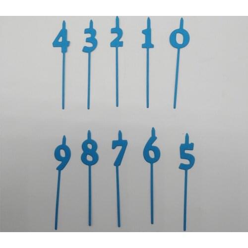 New Metal Cutting Dies Creative Candle Numbers For Card DIY Scrapbooking stencil Paper Craft Album template Dies 5*11.5cm