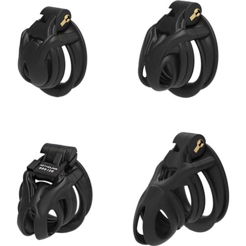 New Style Mamba Chastity Device Male Cobra Penis Cock Cage Double-Arc Cuff Penis Ring Chastity Belt BDSM Sex Toys For Men CK530