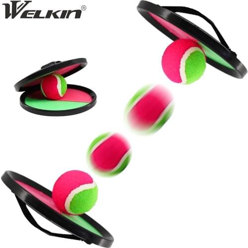 Parent and Child Interactive Racket Two Loaded Ball Sticky Bat Fun Entertainment Interactive Racket Toy Kids Gifts Indoor Sports