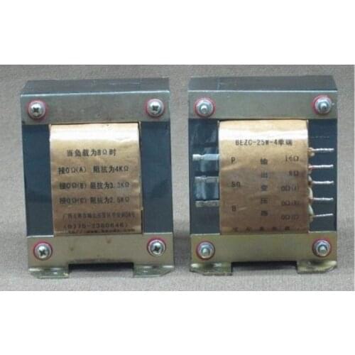 35W-2.5K-3.3K-4K single-ended output transformer, frequency response HZ (-2dB): 18-35K, suitable for 2A3, 300B, EL34 KT88