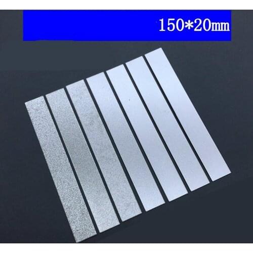 150mmx20mm Rectangular diamond grinding sheet Gem Sanding and polishing discs Jewelry Faceted Polishing Polishing Tools