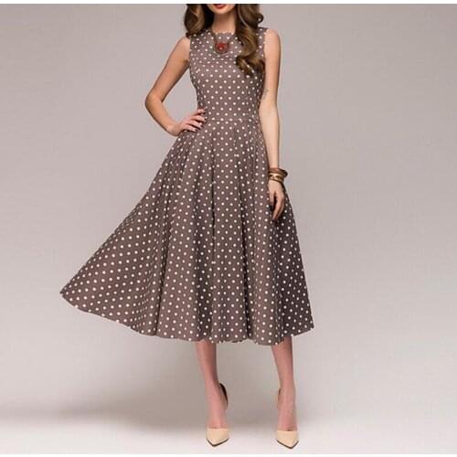 Refurmi Summer Polka Dot Dresses