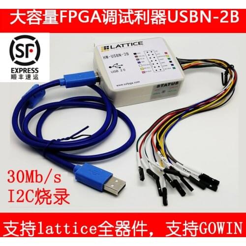 Lattice Downloader High Speed Programmer HW-USBN-2B Fpga Simulator Ispdown Burner