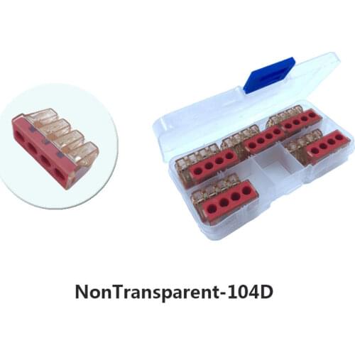 Wire Connector 733-104D 10PCS/Box Insert Type Wire Quick Connect Terminal Block Lighting Accessories China High Quality