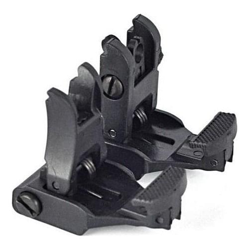 Tactical A.R.M.S. #71L-F/R Set Folding Front & Rear Sight Set Black
