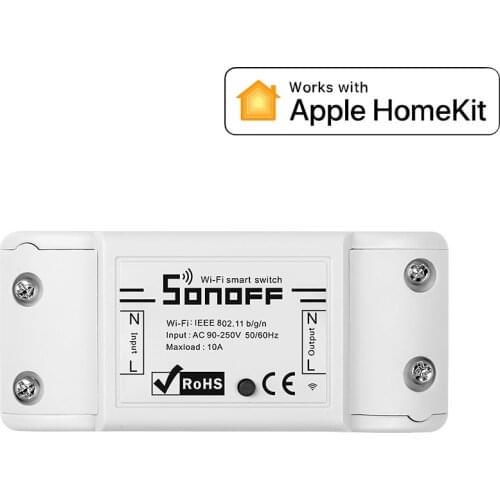 Home light control System Smart single relay Switch module compatible with Apple HomeKit