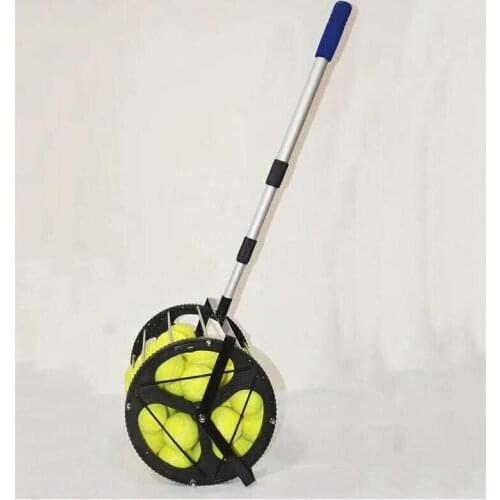 Tennis Ball Picker Tennis Recycler Pick Up Baskets Tennis Court Cleaning Aids L-8 Tennis Storage Tool 55 Tennis Balls